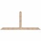 Ekena Millwork Portland Smooth Timber Gable Bracket, Douglas Fir, 96"W x 44"H x 5 1/2"D x 5 1/2"F, 11/12 Pitch GBW096X44X0606POR00SDF - alternate 1